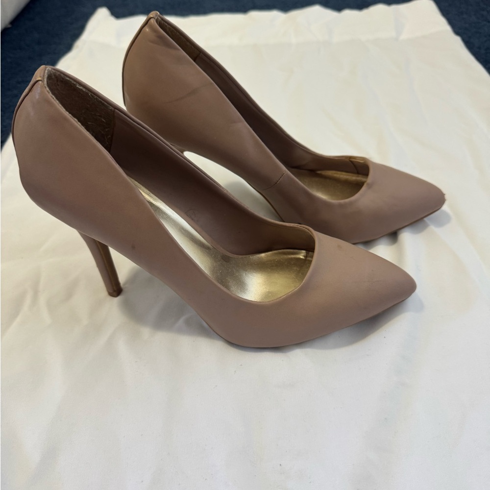 Candie's Chic Nude Heels